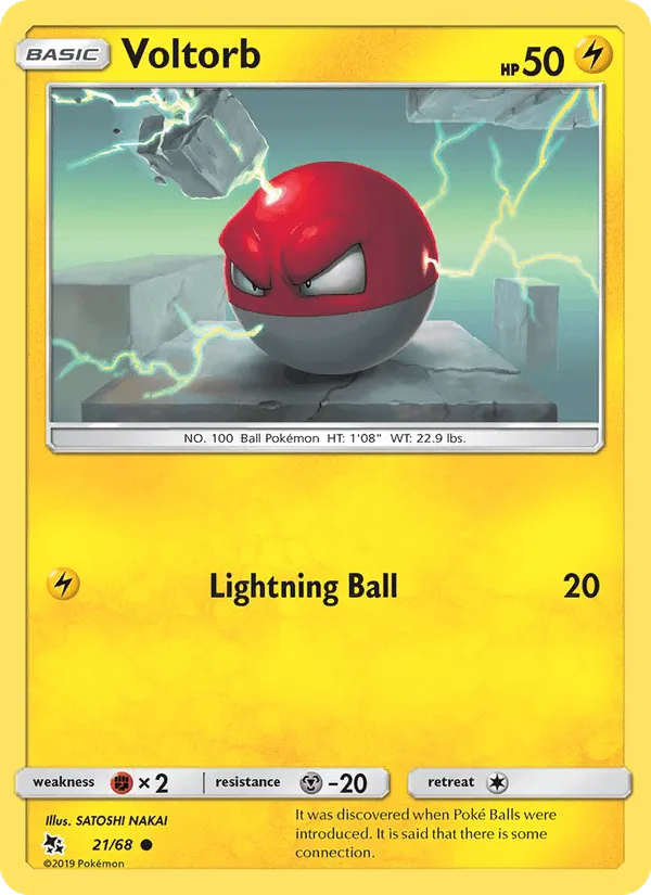 Carte Voltorb — Hidden Fates