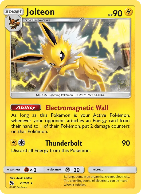 Carte Jolteon — Hidden Fates