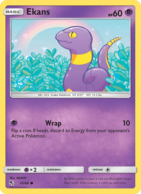 Carte Ekans — Hidden Fates