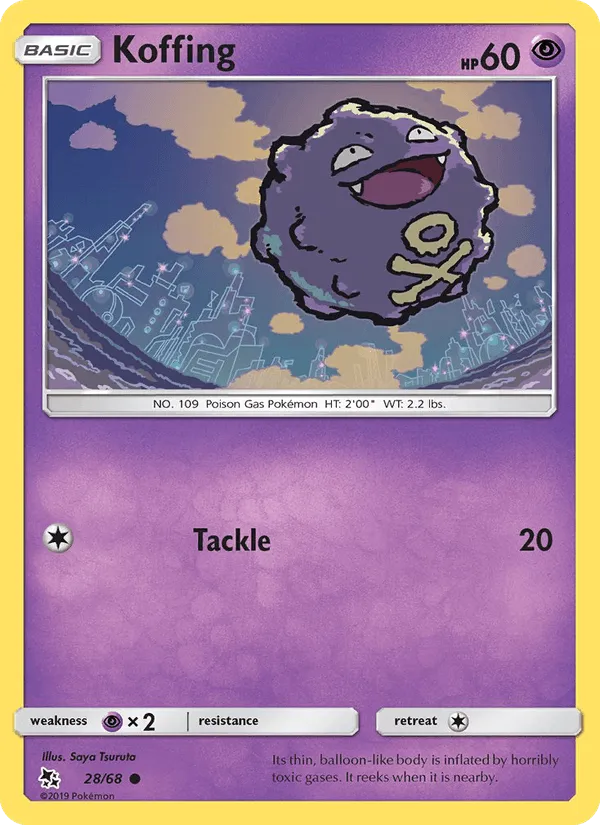 Carte Koffing — Hidden Fates