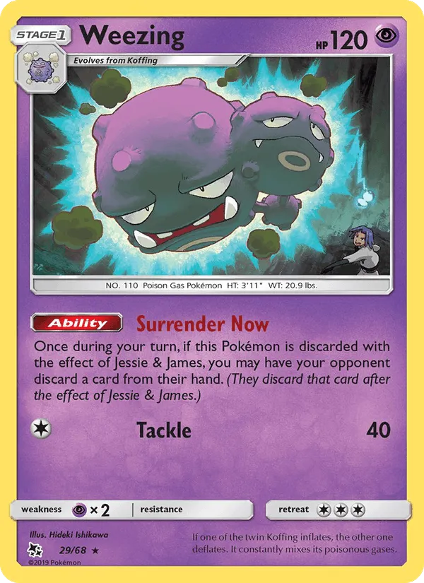 Carte Weezing — Hidden Fates