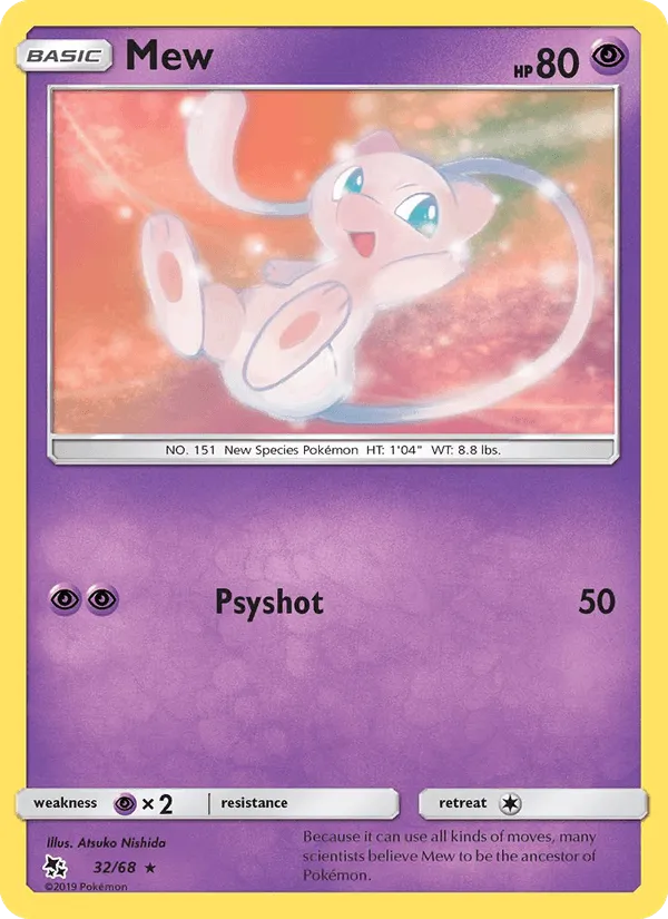 Carte Mew — Hidden Fates