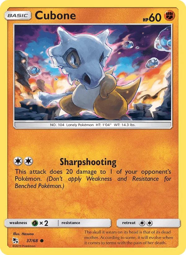 Carte Cubone — Hidden Fates