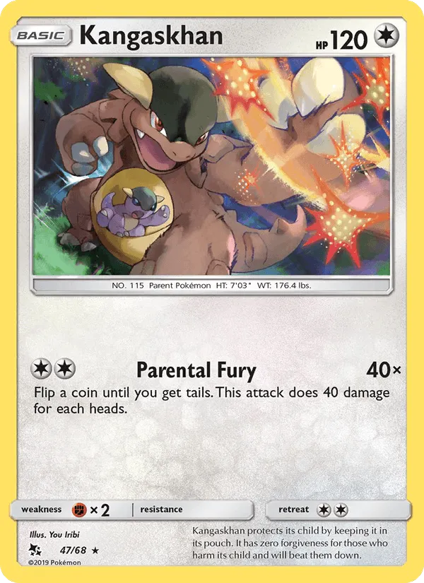 Carte Kangaskhan — Hidden Fates