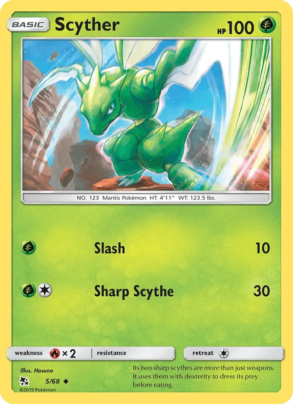 Carte Scyther — Hidden Fates