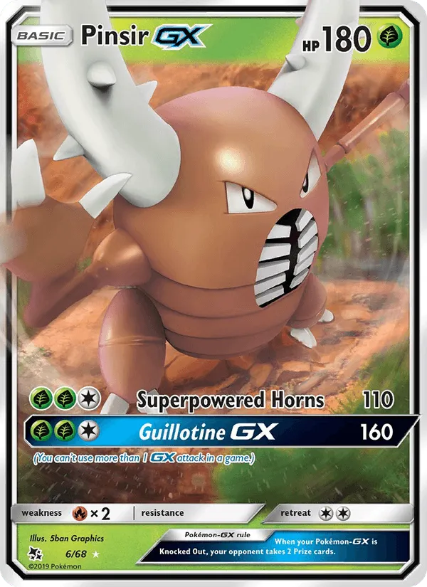 Carte Pinsir-GX — Hidden Fates
