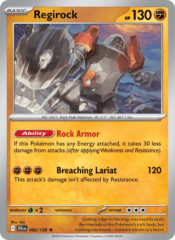 Carte Regirock — Journey Together Additionals