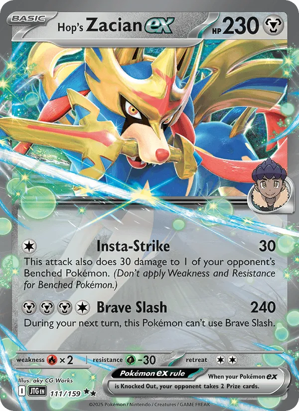 Carte Zacian ex de Nabil — Journey Together Additionals