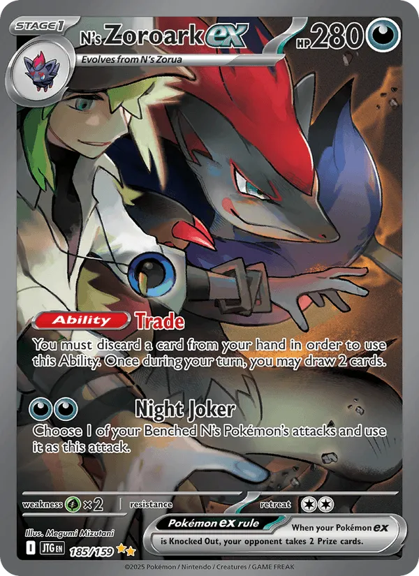 Carte Zoroark ex de N — Journey Together Additionals