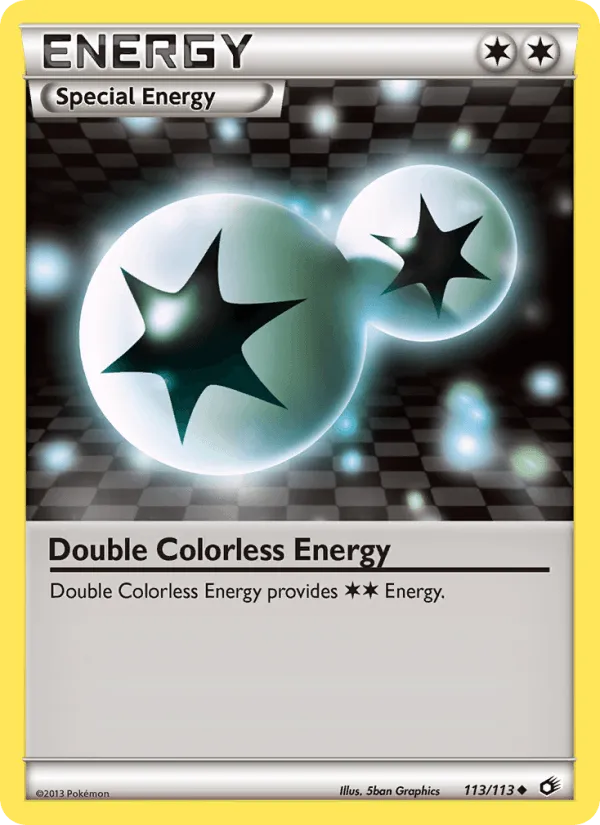Carte Double Énergie Incolore — Legendary Treasures