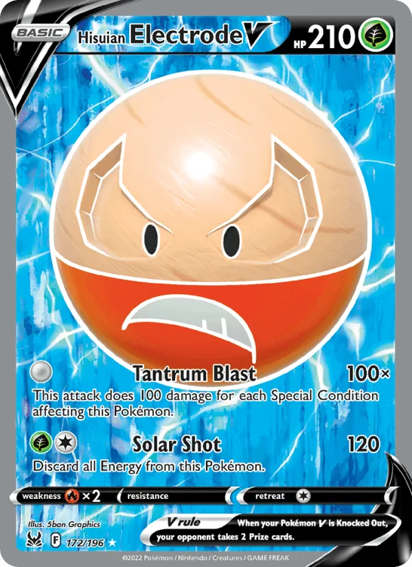 Carte Électrode de Hisui V — Lost Origin