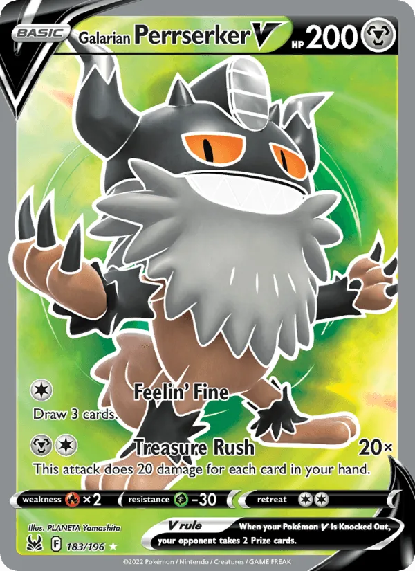 Carte Berserkatt de Galar V — Lost Origin