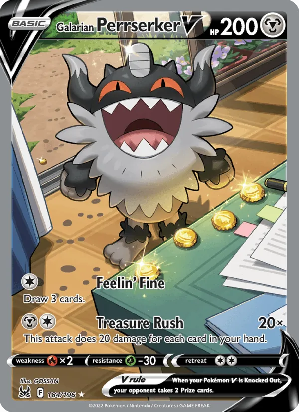 Carte Berserkatt de Galar V — Lost Origin