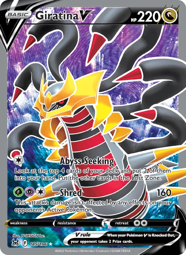 Carte Giratina V — Lost Origin