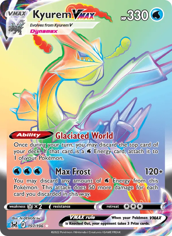 Carte Kyurem VMAX — Lost Origin