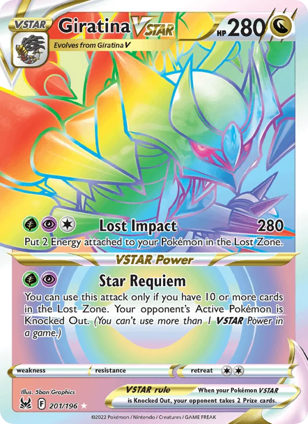 Carte Giratina VSTAR — Lost Origin