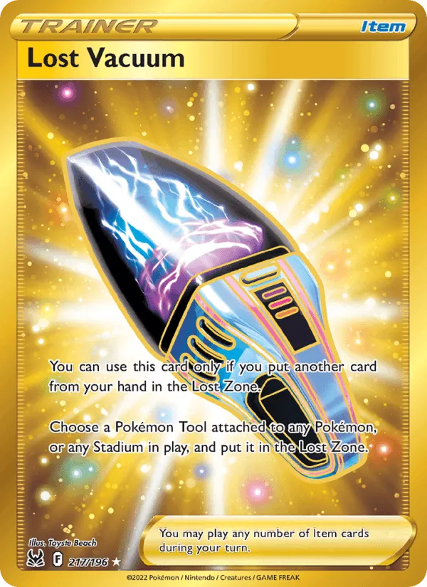 Carte Aspirateur Perdu — Lost Origin