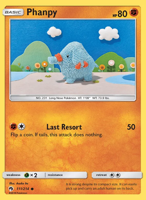 Carte Phanpy — Lost Thunder