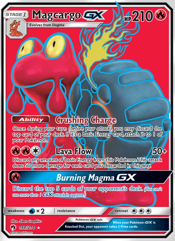 Carte Magcargo GX — Lost Thunder