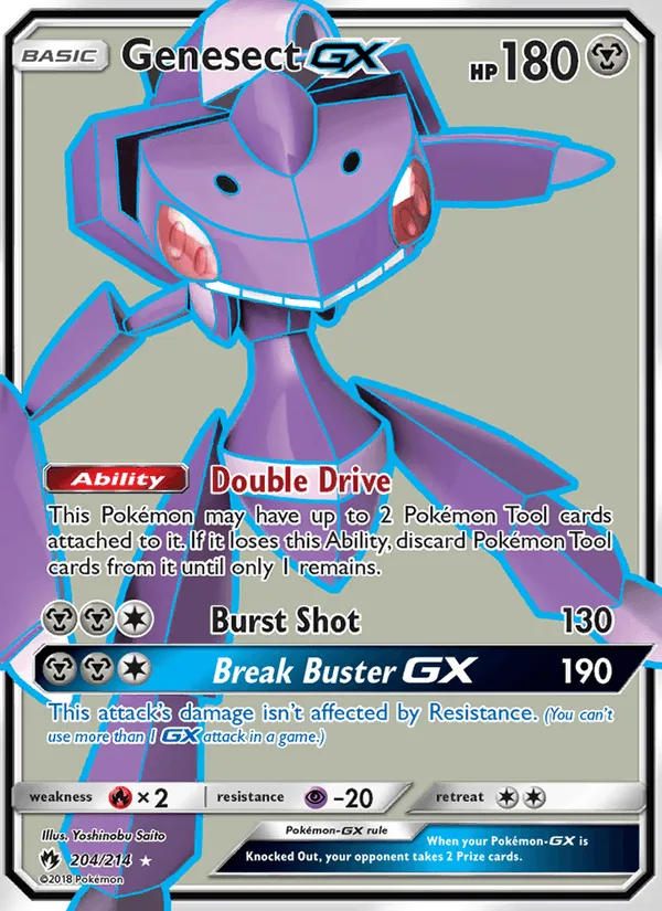 Carte Genesect GX — Lost Thunder