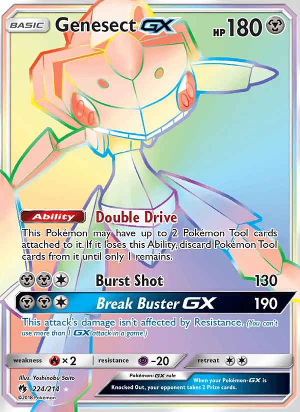Carte Genesect GX — Lost Thunder