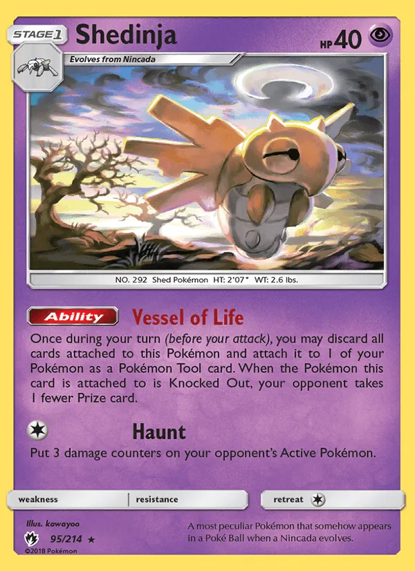 Carte Shedinja — Lost Thunder