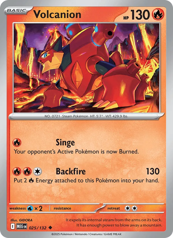 Carte Volcanion — Mega Evolution Additionals