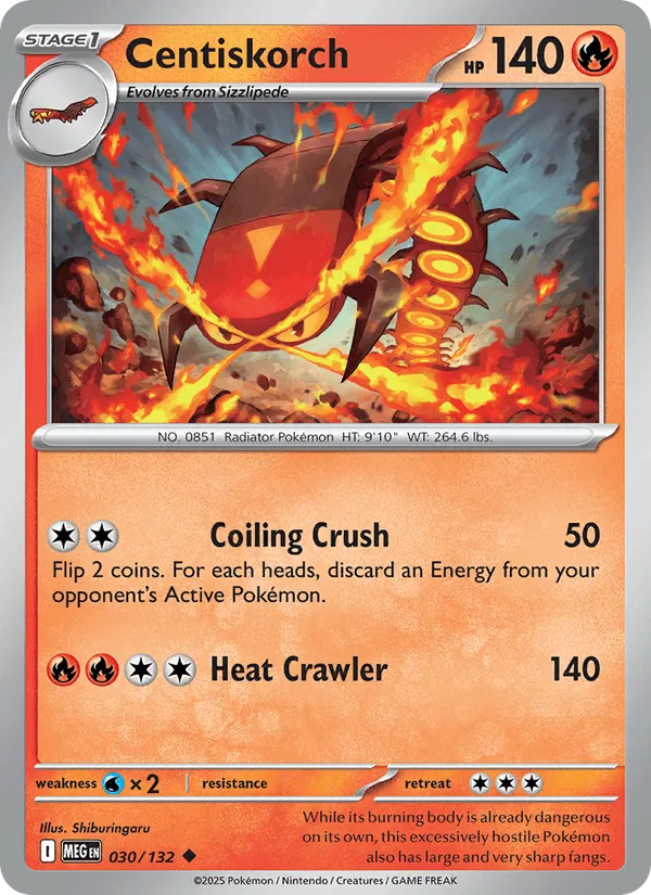 Carte Scolocendre — Mega Evolution Additionals