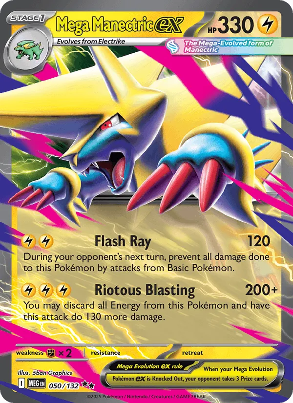 Carte Mega Élecsprint ex — Mega Evolution Additionals