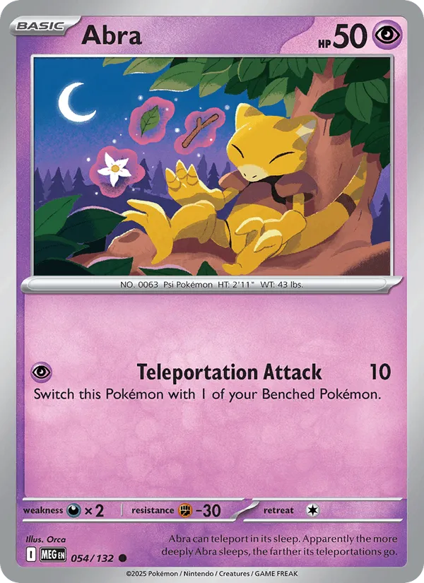 Carte Abra — Mega Evolution Additionals