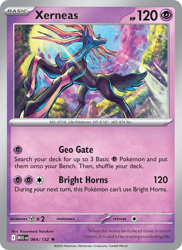Carte Xerneas — Mega Evolution Additionals