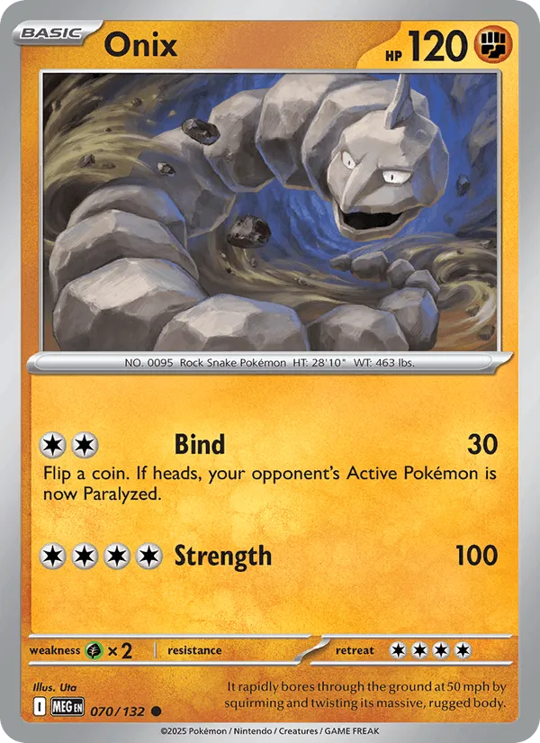 Carte Onix — Mega Evolution Additionals
