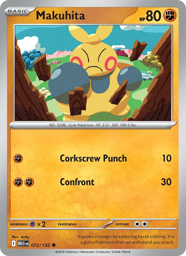 Carte Makuhita — Mega Evolution Additionals