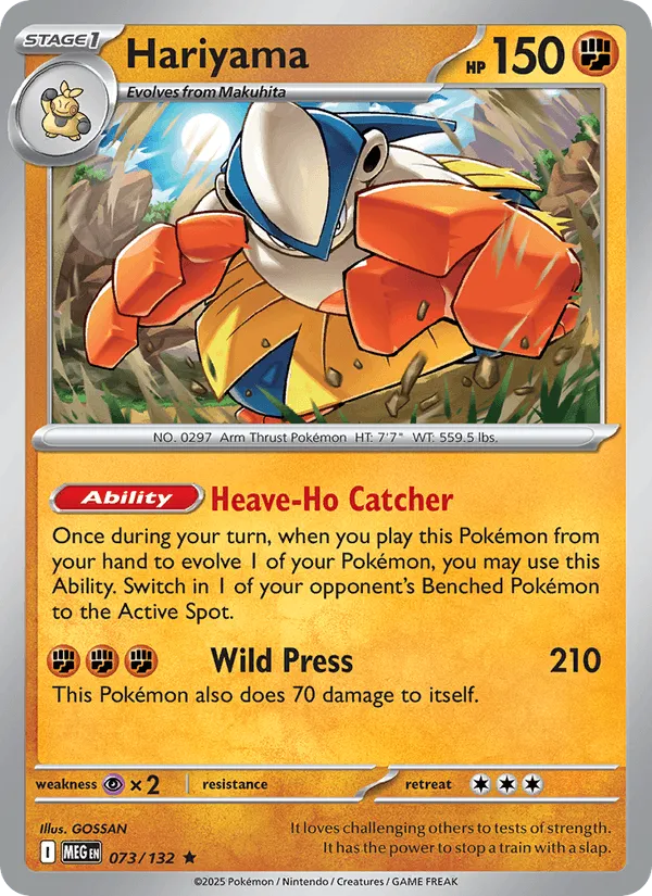 Carte Hariyama — Mega Evolution Additionals