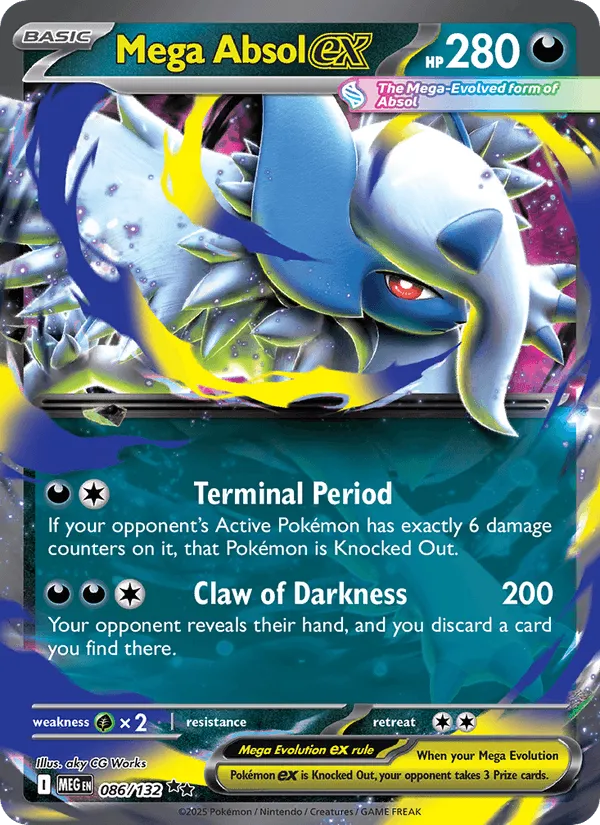 Carte Mega Absol ex — Mega Evolution Additionals