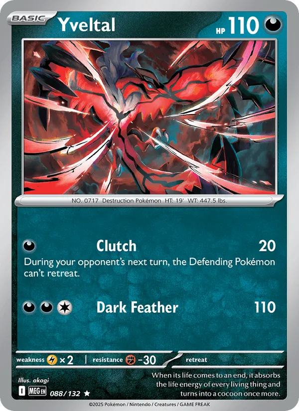 Carte Yveltal — Mega Evolution Additionals