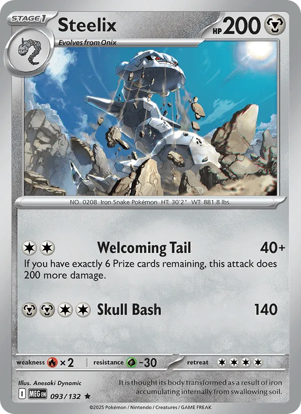 Carte Steelix — Mega Evolution Additionals