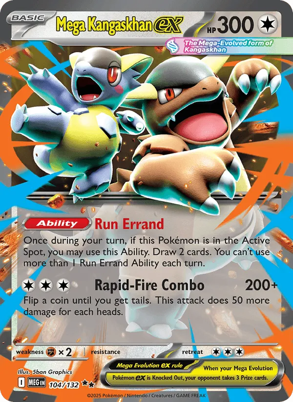 Carte Mega Kangourex ex — Mega Evolution Additionals