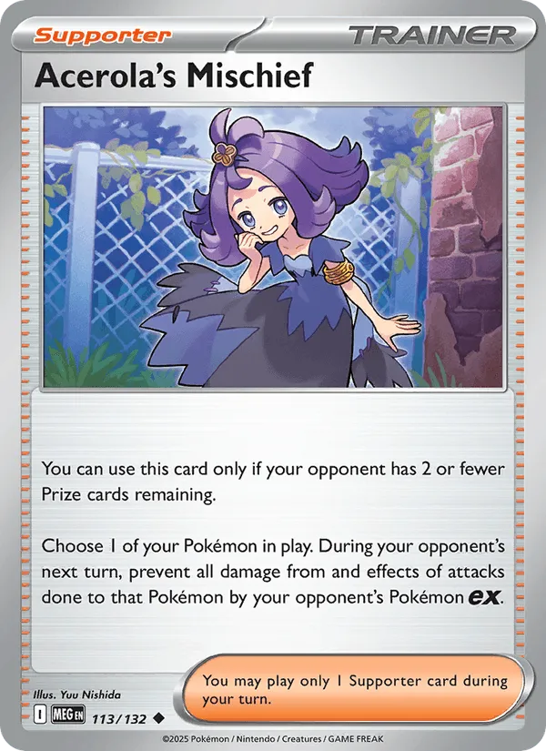 Carte Espièglerie de Margie — Mega Evolution Additionals