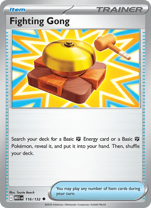 Carte Gong de Combat — Mega Evolution Additionals