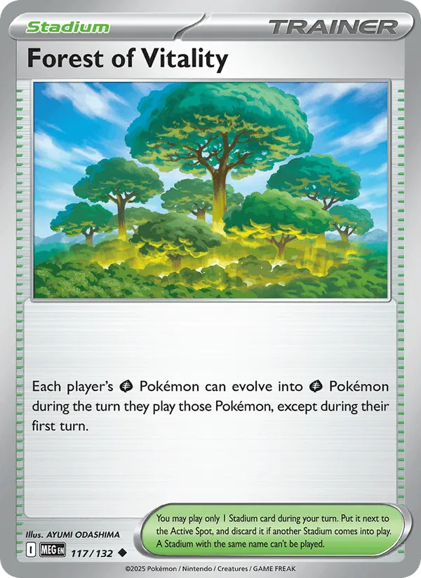 Carte Forêt de Vitalité — Mega Evolution Additionals