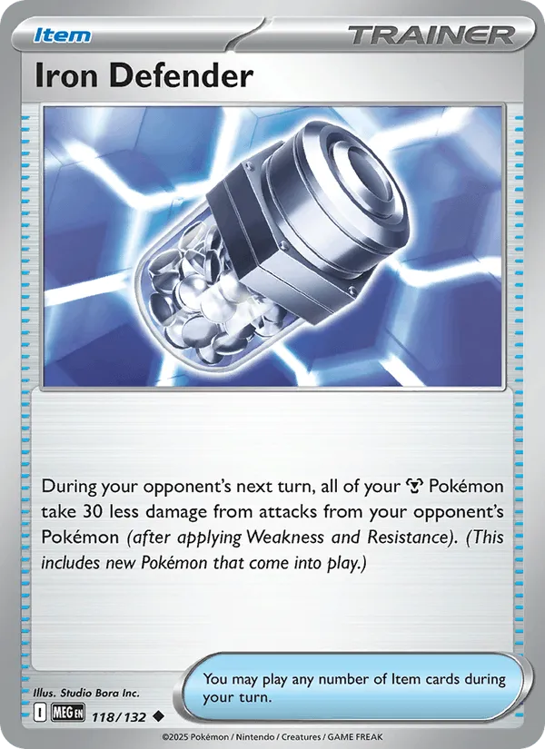 Carte Défense de Fer — Mega Evolution Additionals