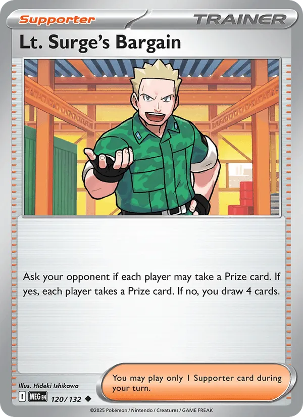 Carte Négociation de Major Bob — Mega Evolution Additionals