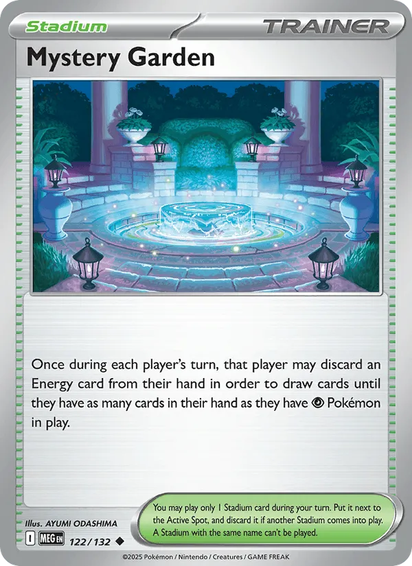 Carte Jardin Mystère — Mega Evolution Additionals