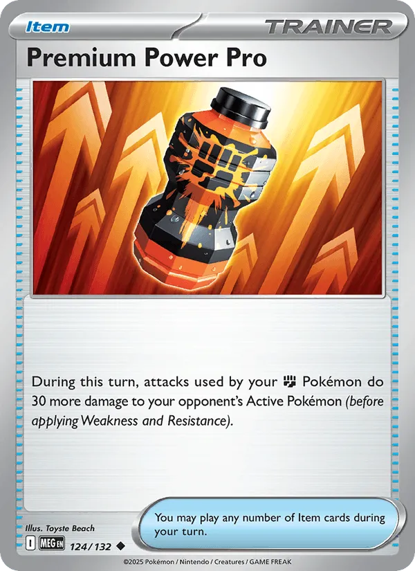 Carte Puissance Premium Pro — Mega Evolution Additionals
