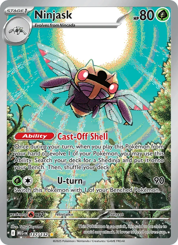 Carte Ninjask — Mega Evolution Additionals