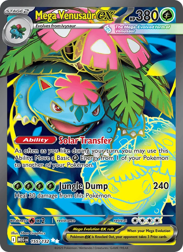 Carte Mega Florizarre ex — Mega Evolution Additionals