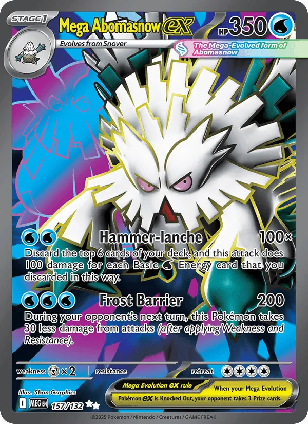 Carte Mega Blizzaroi ex — Mega Evolution Additionals