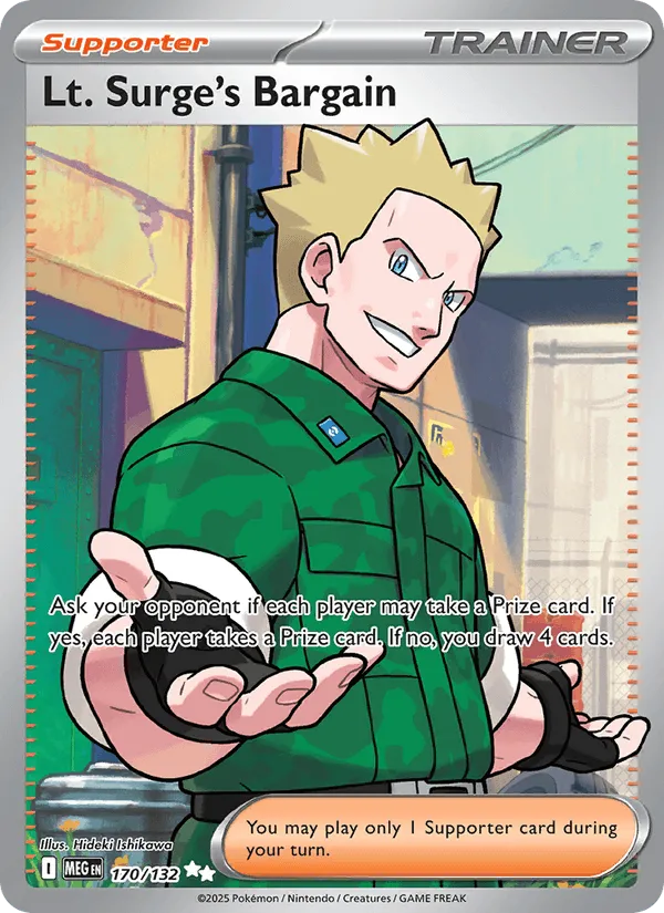 Carte Négociation de Major Bob — Mega Evolution Additionals