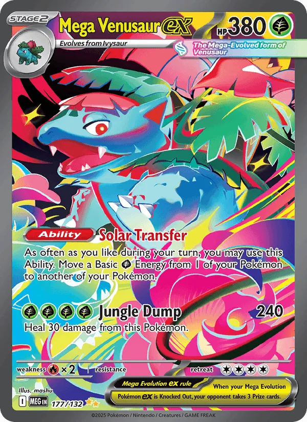 Carte Mega Florizarre ex — Mega Evolution Additionals